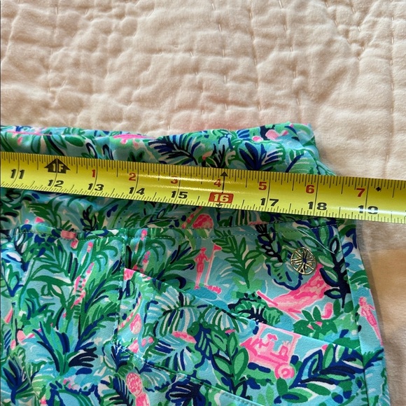 🌴 Lilly Pulitzer 14 ⛳️ Luxetic Monica golf skort Blue Horizon Par Fection UPF50 - Picture 11 of 15